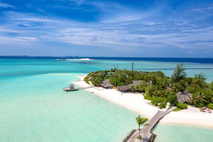 Plutajući grad na Maldivima