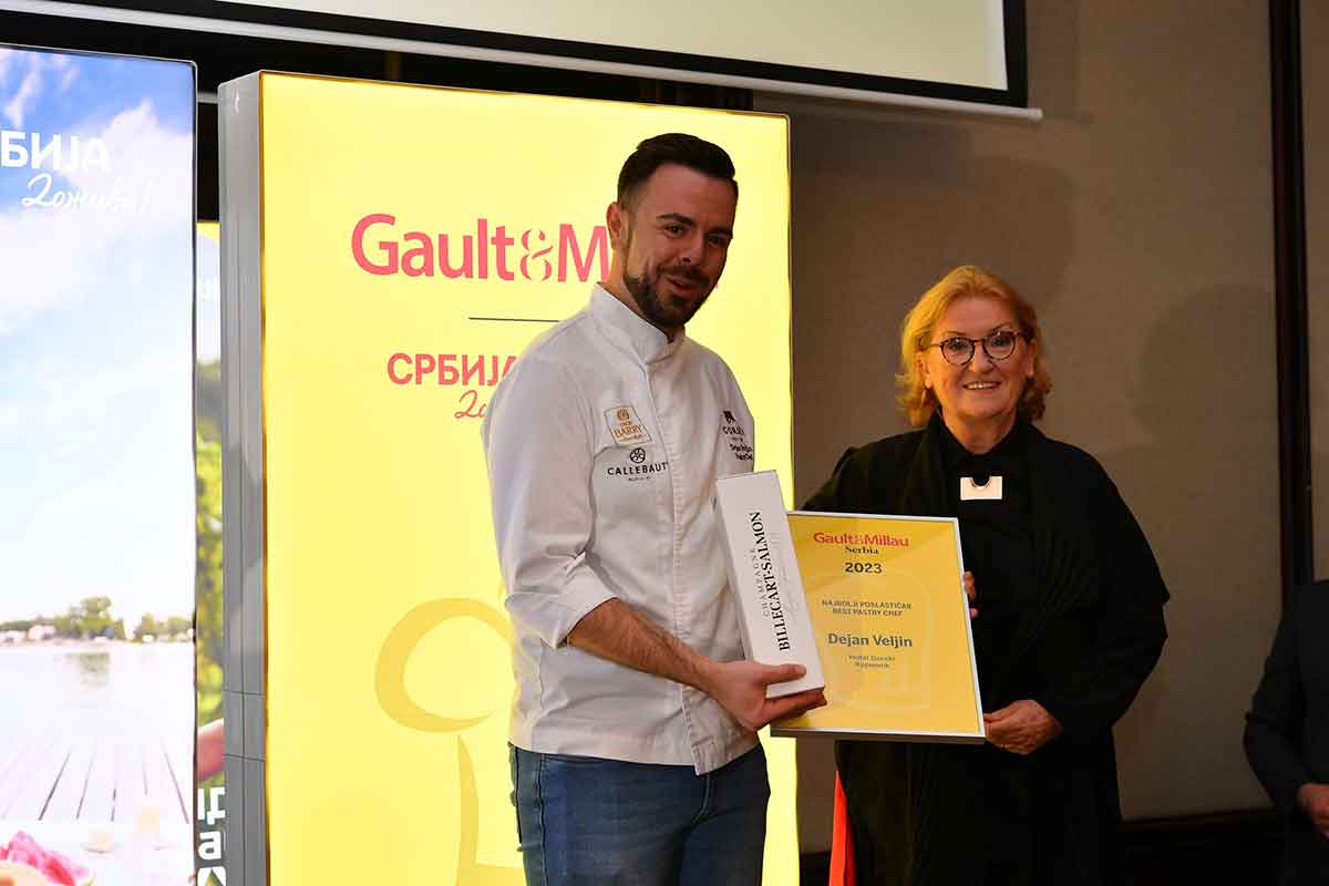 Najbolji poslastičar u Srbiji za 2023. je Dejan Veljin, Pastry Chef Gorski Hotel & Spa