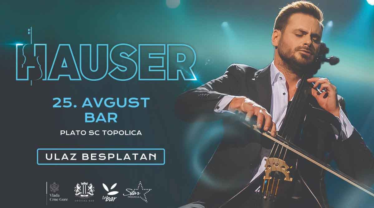 Stjepan Hauser otvara u Baru prvu samostalnu turneju