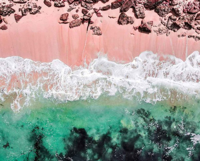 Roze plaža sardinija Roze plaža sardinija