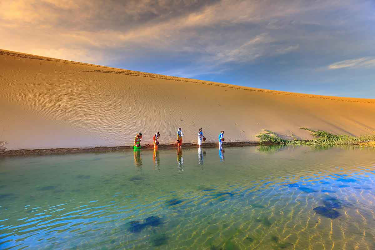 Lencois Maranhenses pustinja jezero