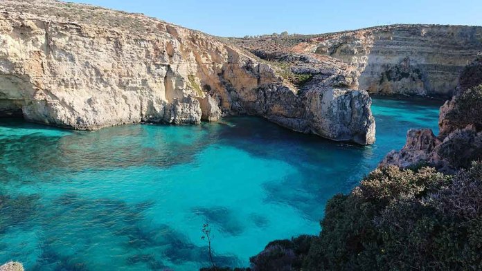 Malta komino more laguna