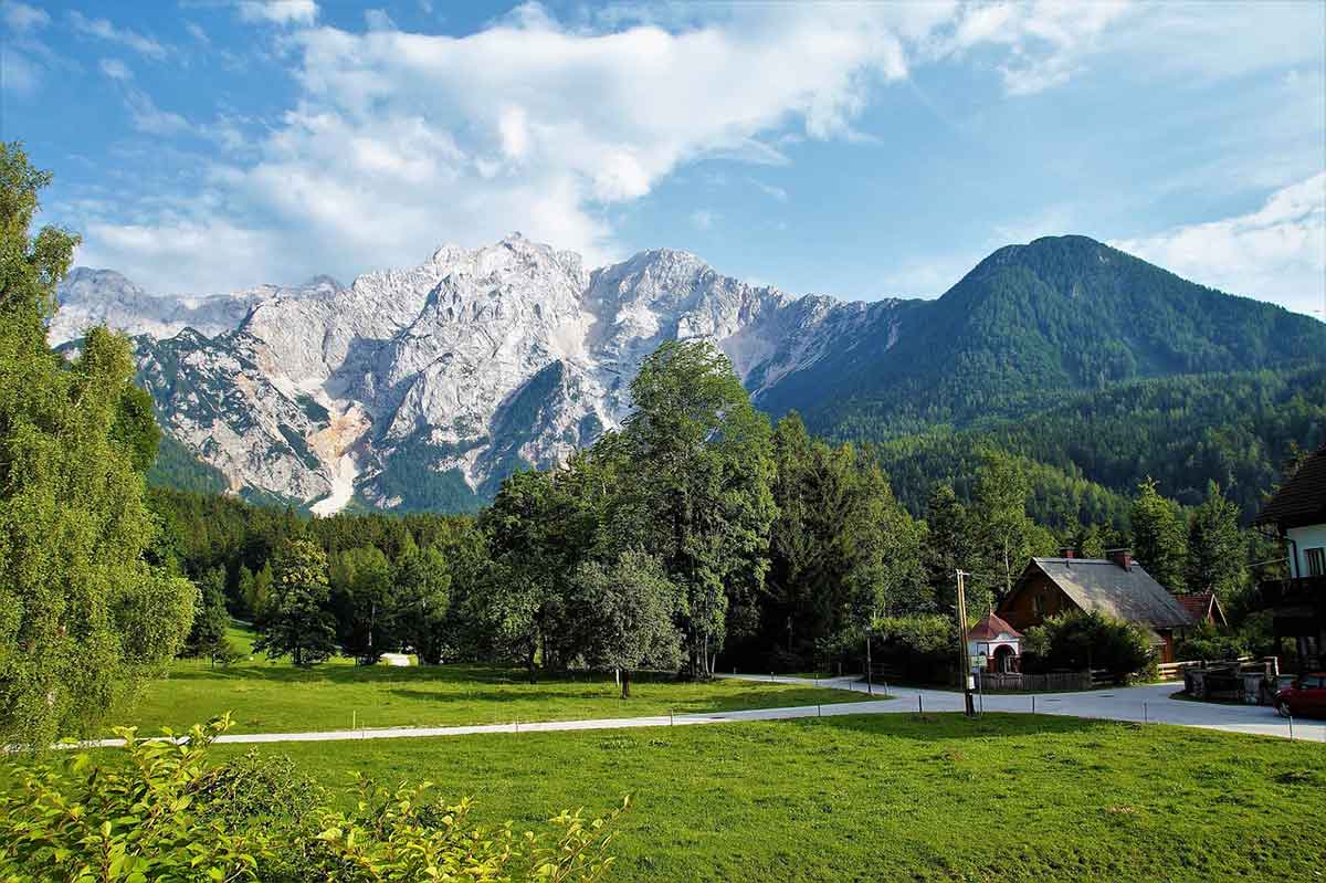 Jezersko Slovenija alpi