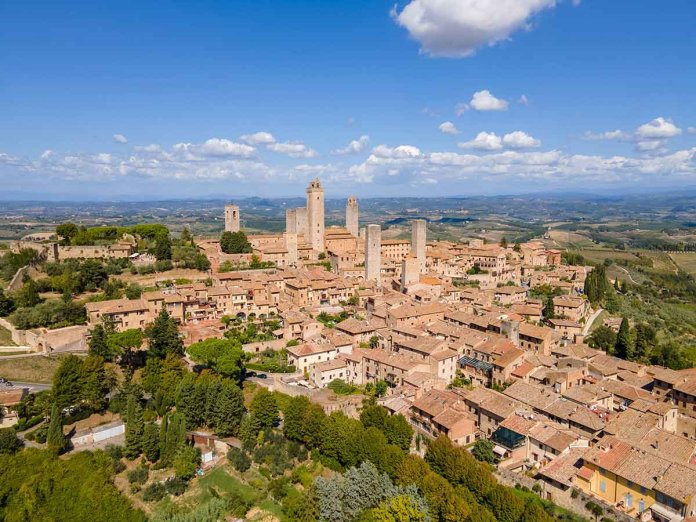 San Điminjano San gimignano italija toskana