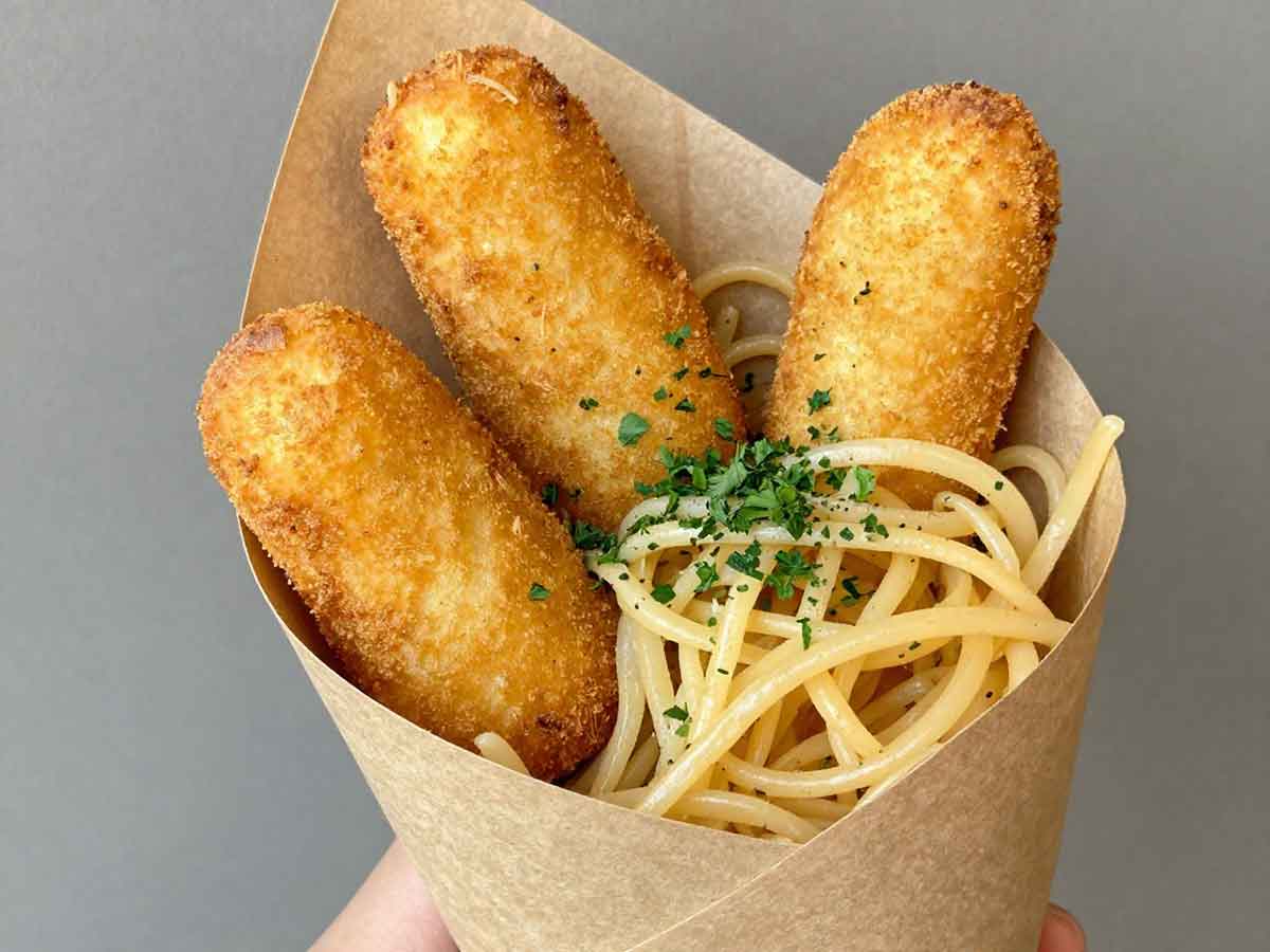 Frittatine di pasta kroketi