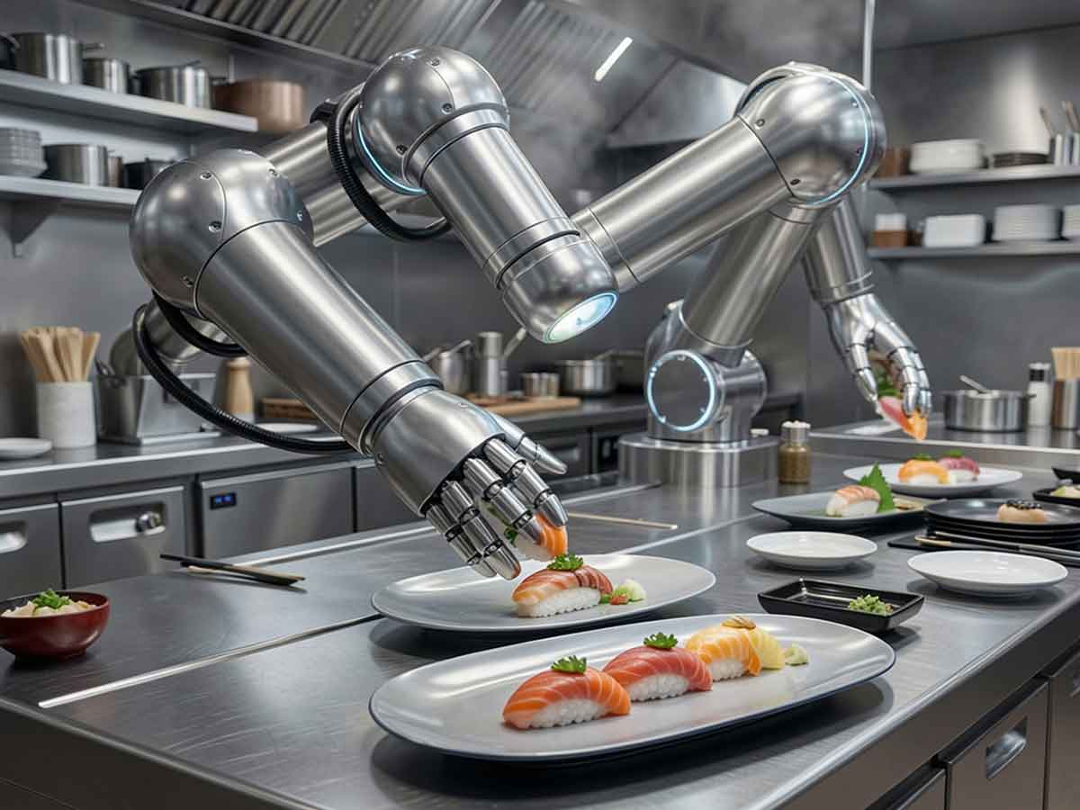 AI robot kuhinja kuvanje veštačka inteligencija