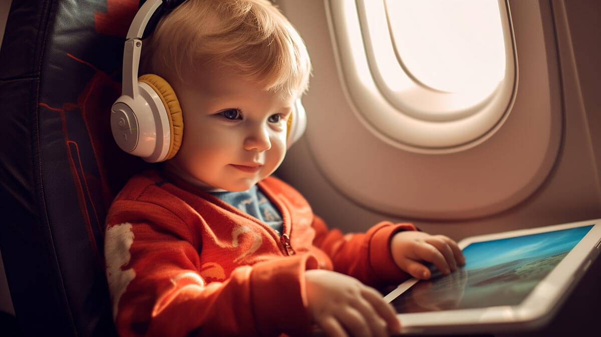 Beba u avionu