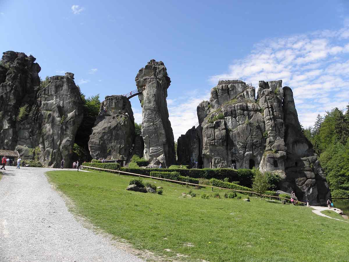 Eksternštajn Externsteine Nemačka