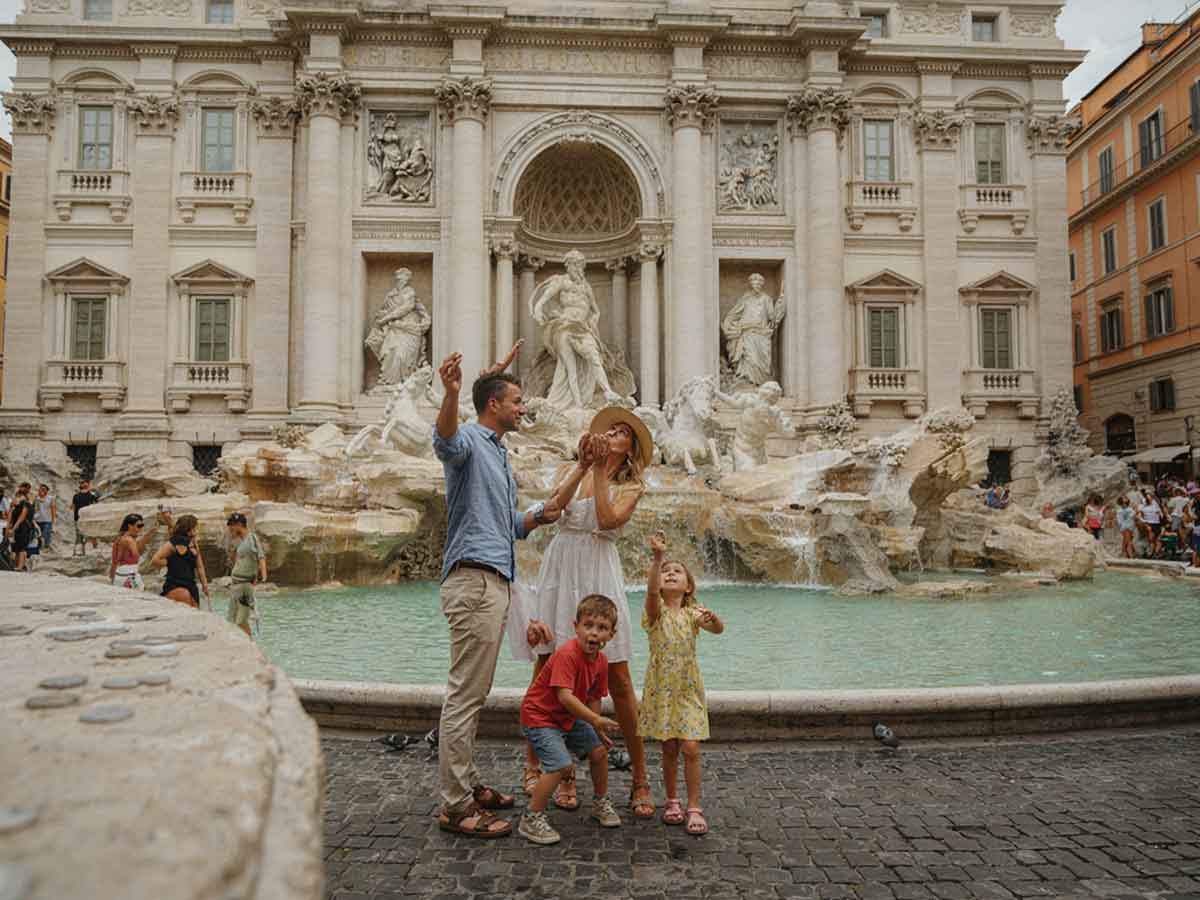 Italija rim putovanja deca porodica